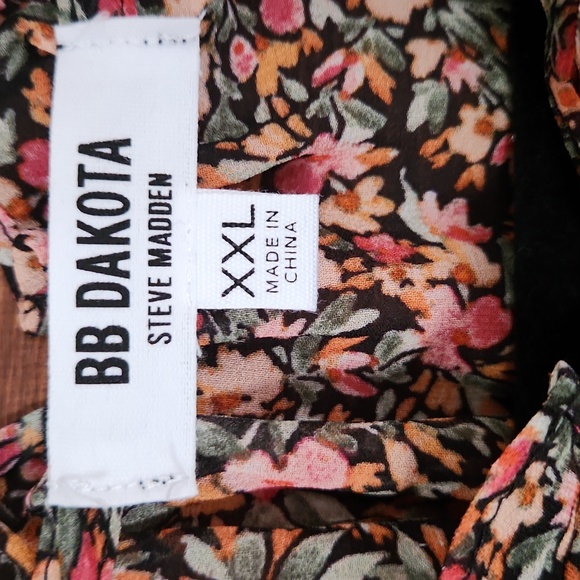 BB Dakota Steve Madden Ditsy MAxi Dress Floral Flowy Feminine - Picture 10 of 15